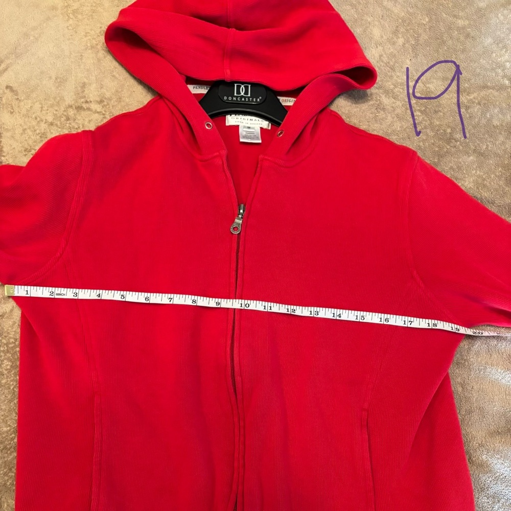 Pendleton Originals Red Cotton Jacket Size M - Picture 7 of 11